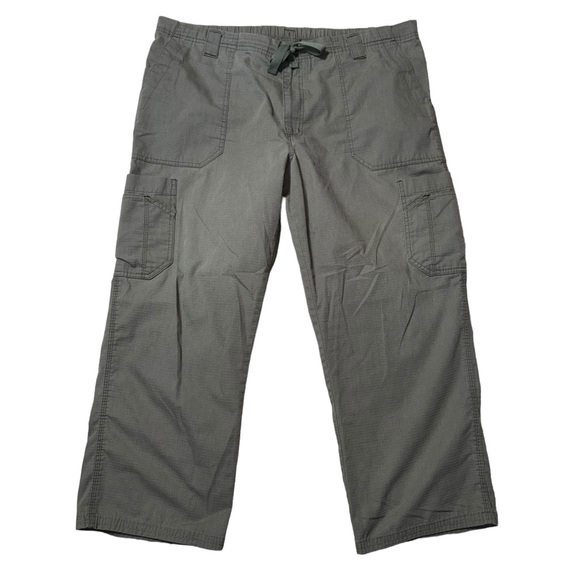 Carhartt Relaxed Light-Weight Cargo Pants Mens sz XL Army Green L26 cropped - Picture 5 of 9